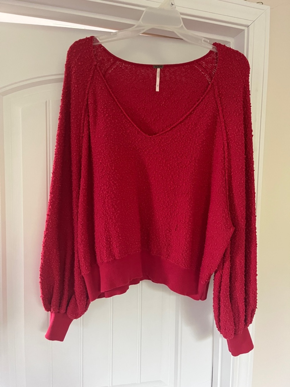 Free People red sweater